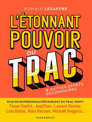 cover image of L'étonnant pouvoir du trac